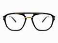 Valiant Double-Bridge Geometric Square Optical Frame