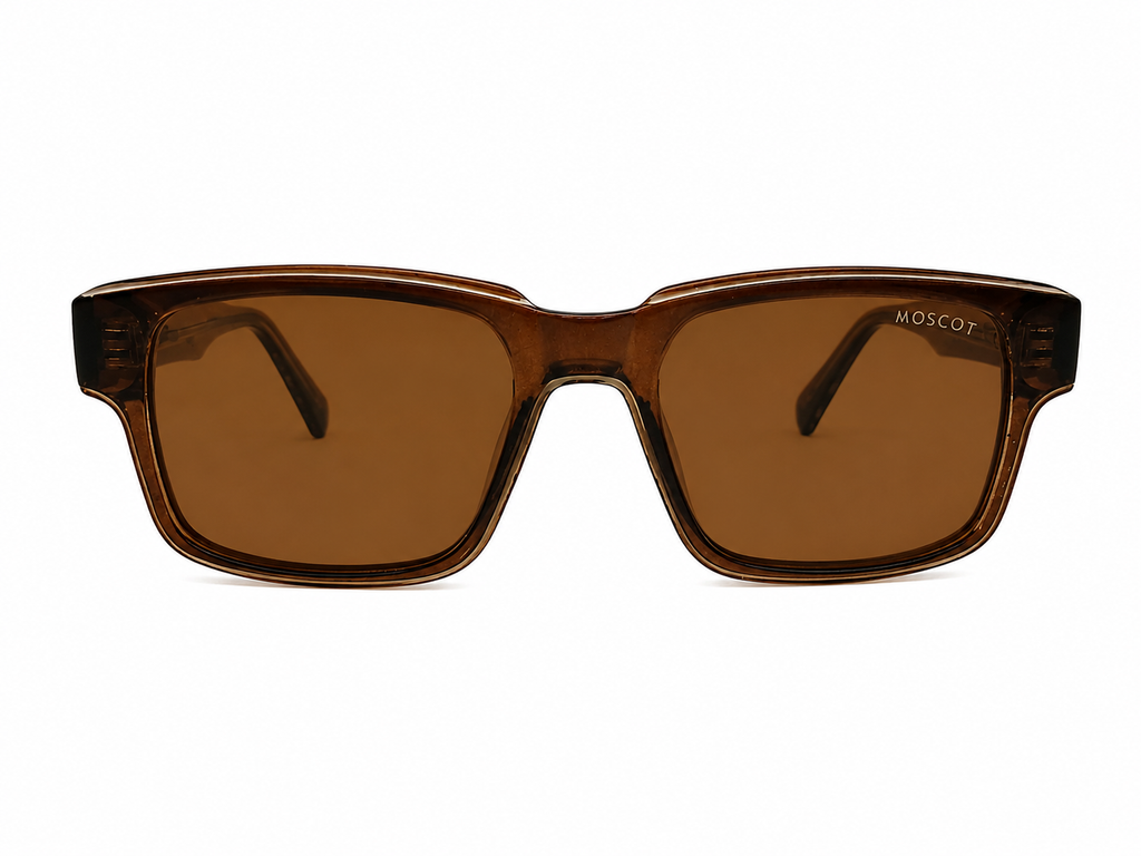 Clear Square Sunglasses – Unisex | Transparent Frame with Smoke Lenses