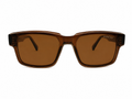 Clear Square Sunglasses – Unisex | Transparent Frame with Smoke Lenses