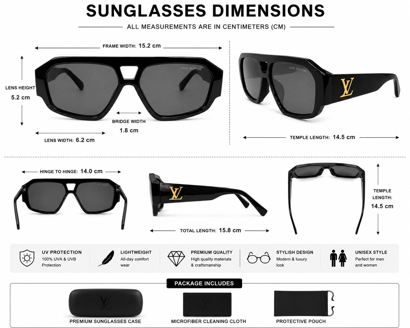 Imperial Noir Oversized Shield Sunglasses - Unisex