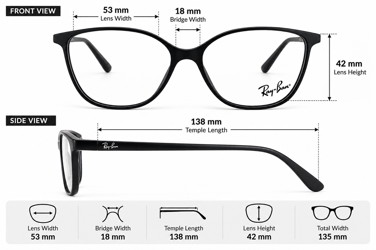 Ultra-Lightweight Black Cat-Eye Elegant Eyeglasses
