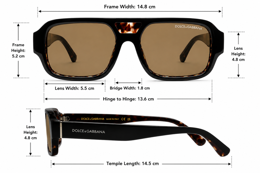 Classic Oversized Square Sunglasses – Premium Acetate Frame