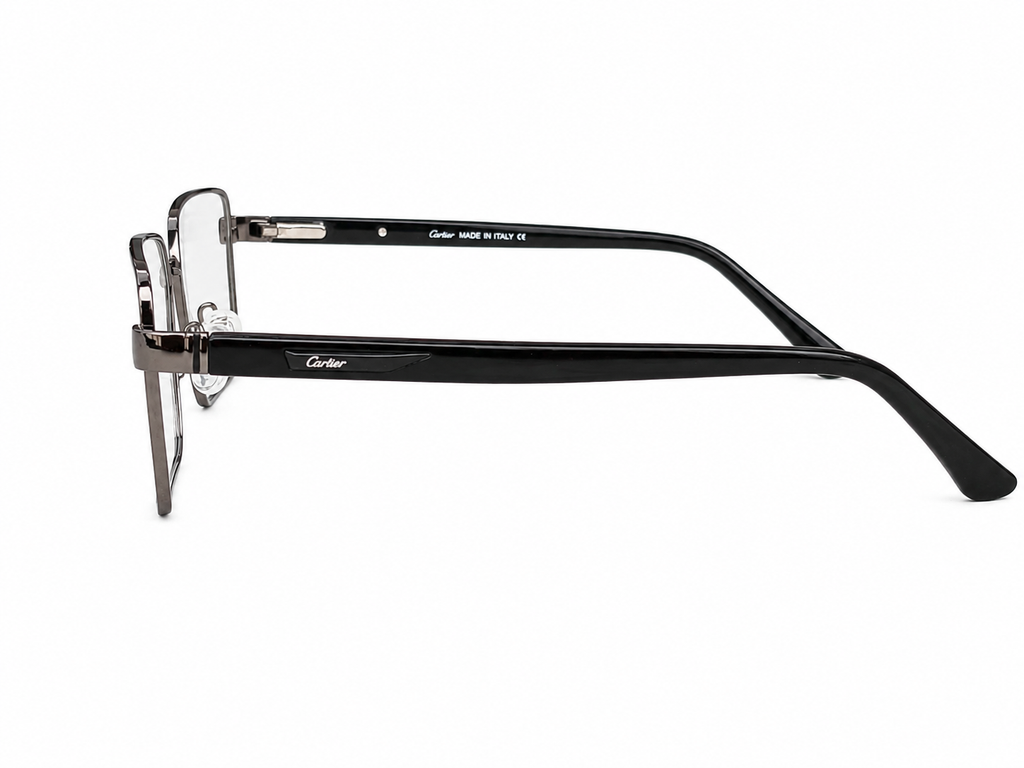 Modern Square Metal Eyeglasses Frame for Men & Women