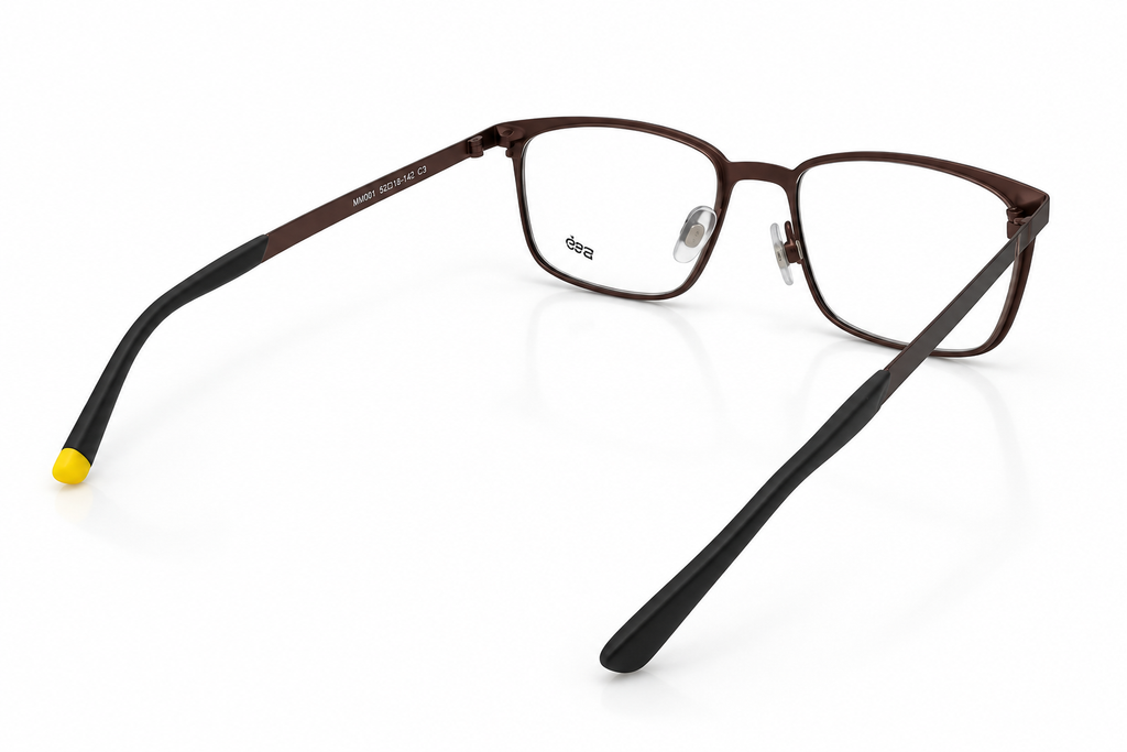 WEB WE5230 002 – Ultra-Lightweight Rectangular Eyeglasses