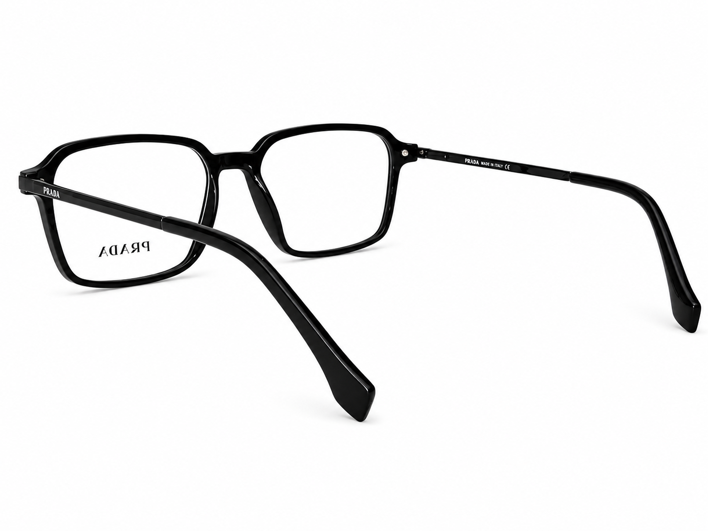 Luxury Square Eyeglasses - Metallic Sides