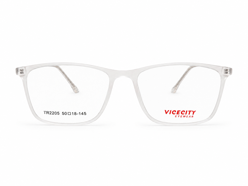 Clear Frost Eyeglasses – Lightweight Unisex Frame