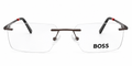 Sleek Rimless Rectangular Eyeglasses Frame