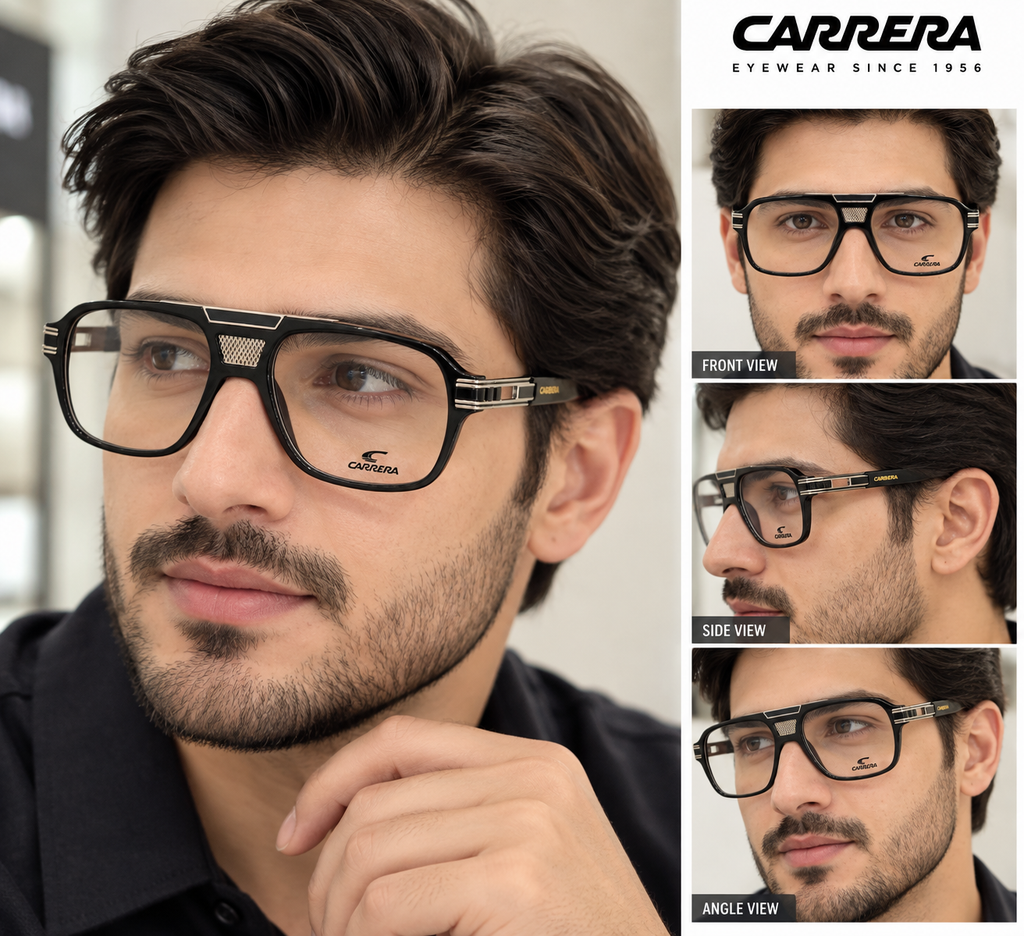 The Statement – Bold Double Bridge Optical Frame