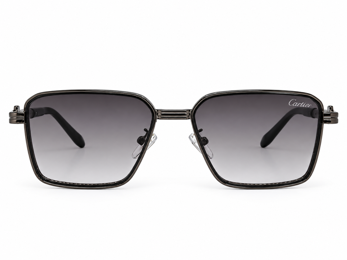 Prestige Rectangular Gradient Sunglasses – 51-19-145