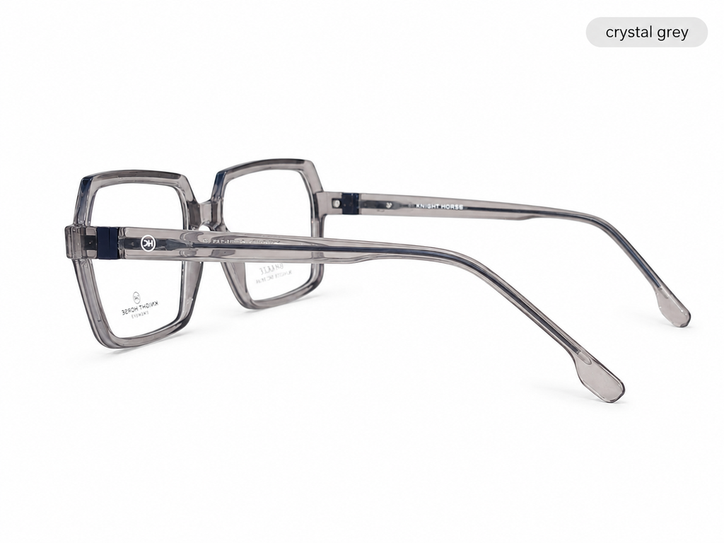 Premium Geometric Square Eyeglass Frame – Lightweight Plastic Optical Glasses for Men & Women
