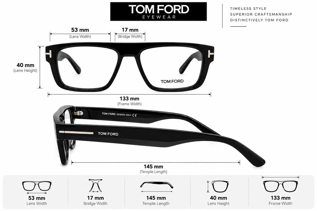 Premium Handmade Acetate Rectangular Eyeglasses – Black Optical Frame