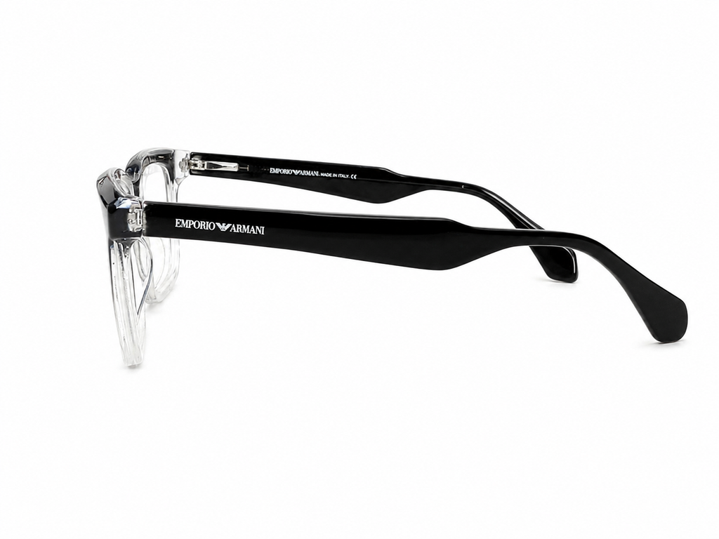 Premium Square Eyeglasses – Transparent Smoke Grey Frame | 53-17-149