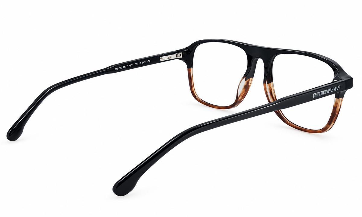 2-in-1 Polarized Clip-On Eyeglasses | Rectangular Acetate Optical Frame