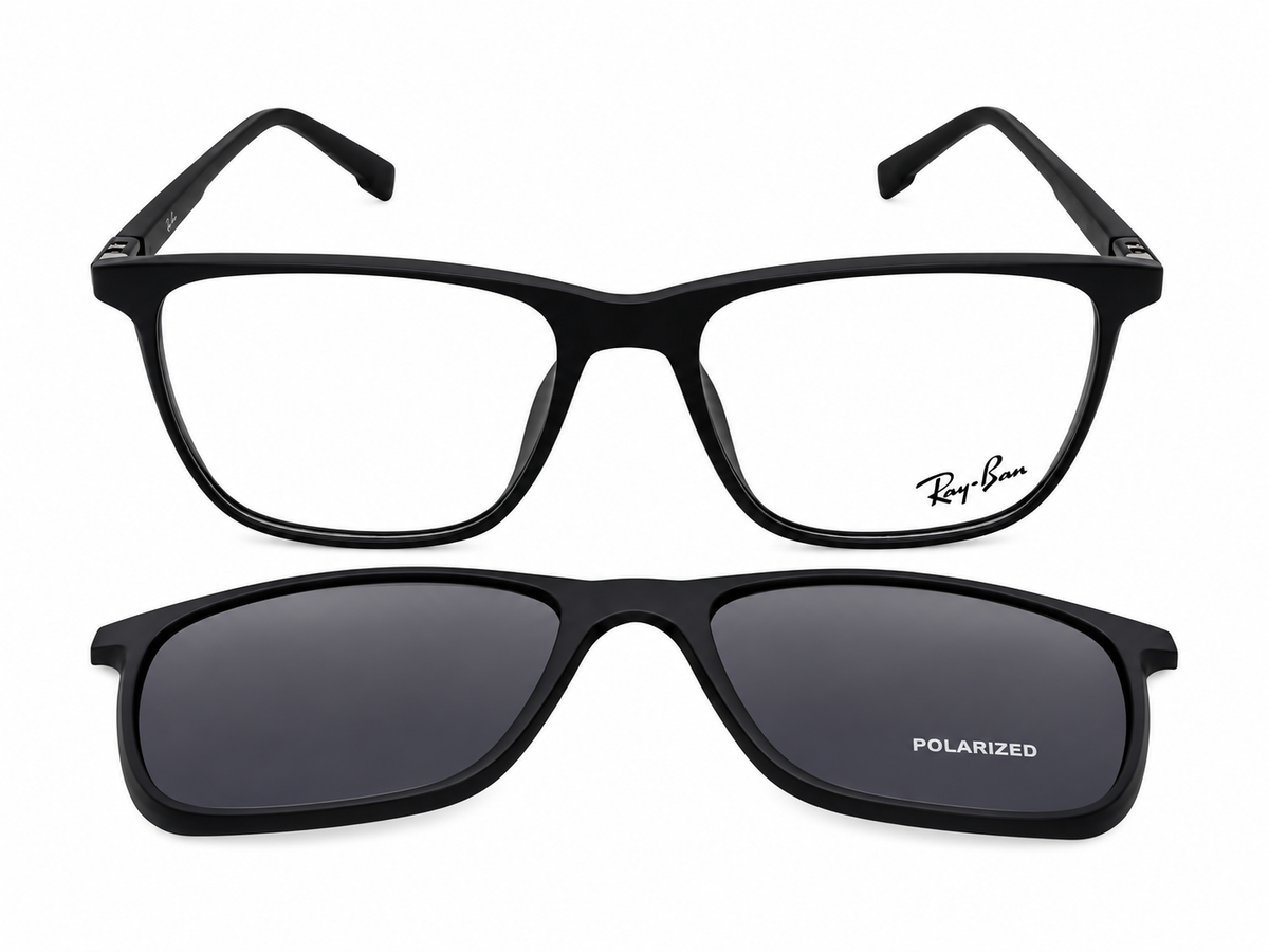 RX8092 2-in-1 Polarized Magnetic Attachment Glasses