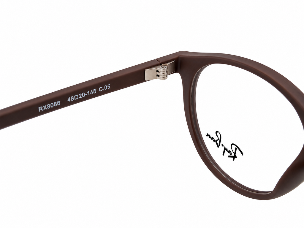 RB8086 Polarized Magnetic Clip-On Eyeglasses – 2-in-1 Optical & Sunglasses Frame
