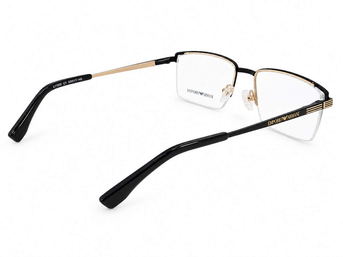 The Signature Edge – Premium Semi-Rimless Eyeglasses