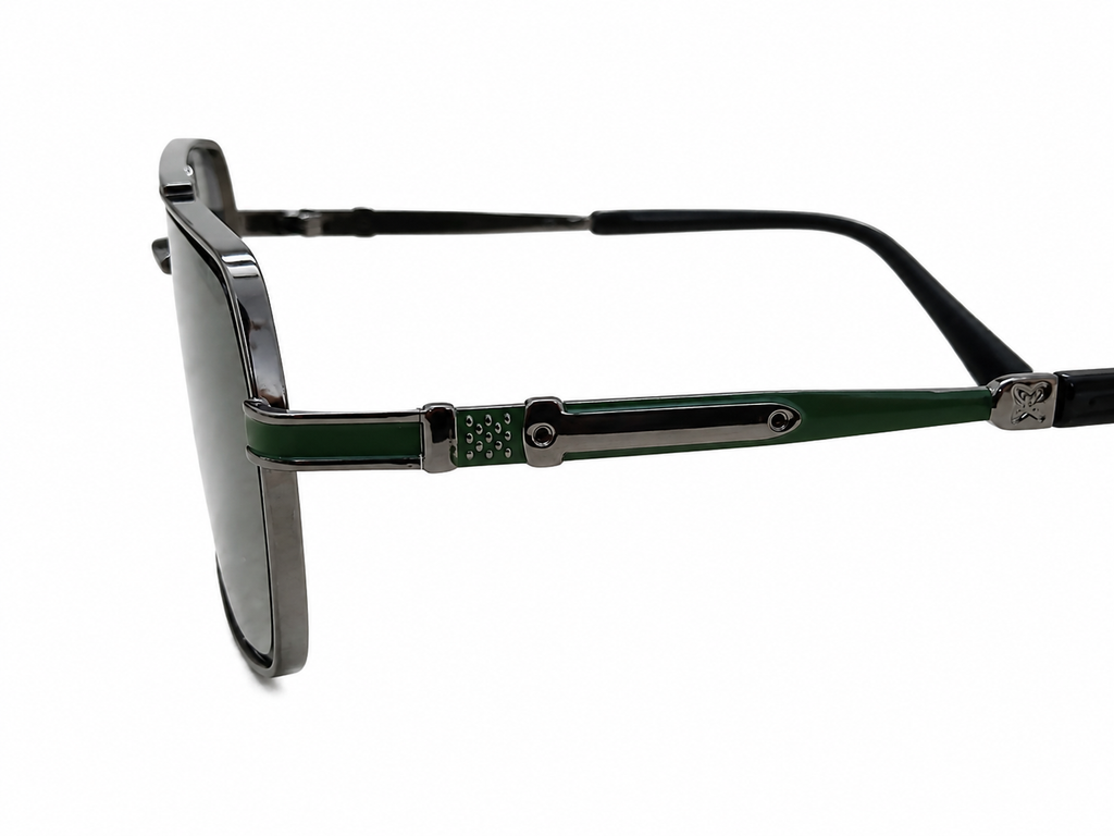 Square Double Bridge Gradient Sunglasse