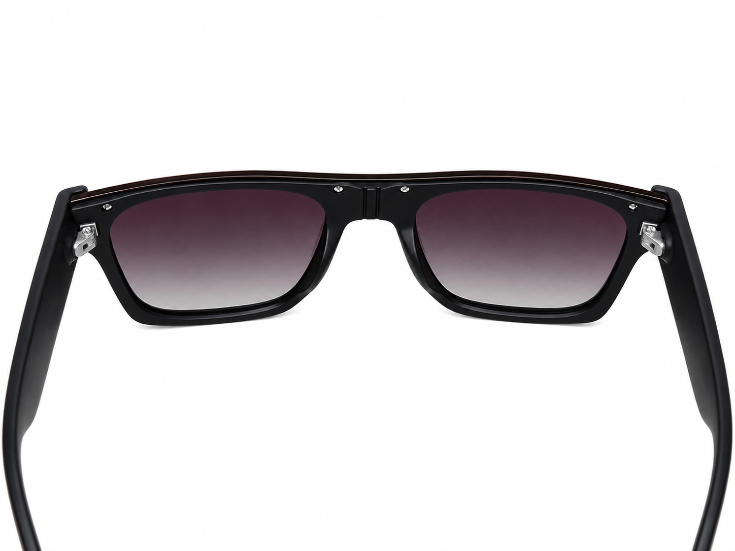 Black Oversized Shield Sunglasses For Men