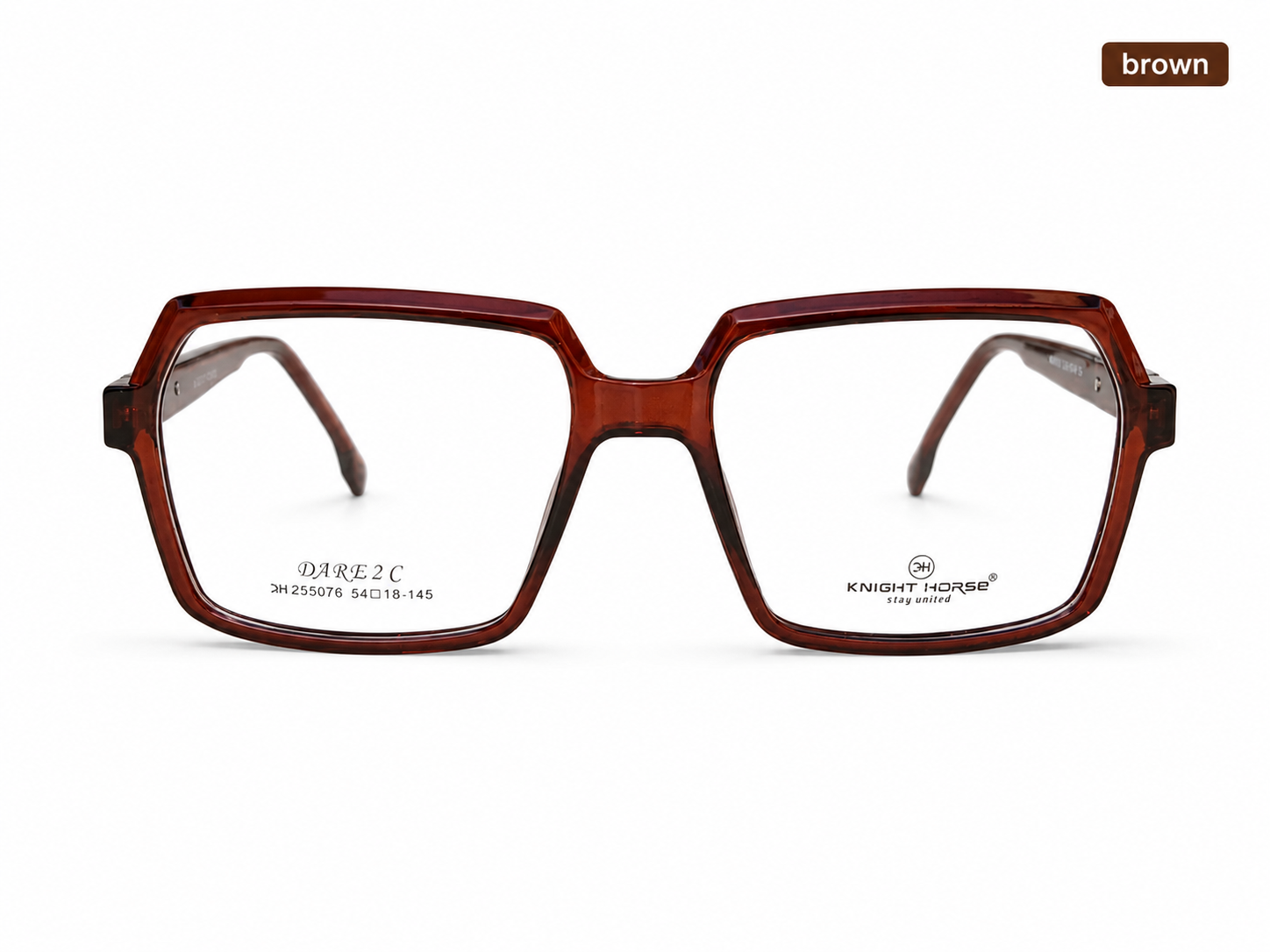 Premium Geometric Square Eyeglass Frame – Lightweight Plastic Optical Glasses for Men & Women