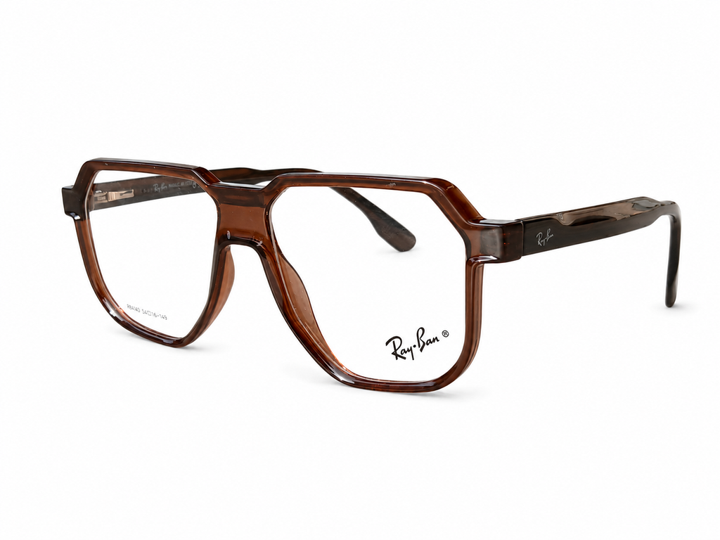 Geometric Square Eyeglasses Frame