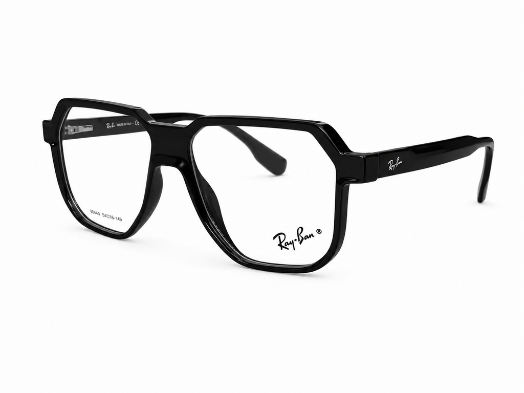 Geometric Square Eyeglasses Frame