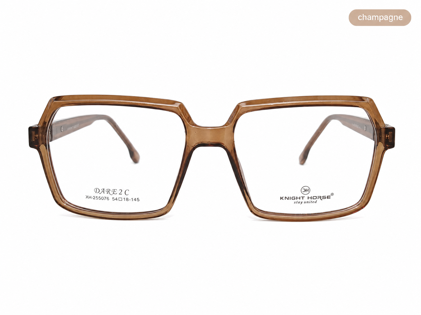 Premium Geometric Square Eyeglass Frame – Lightweight Plastic Optical Glasses for Men & Women