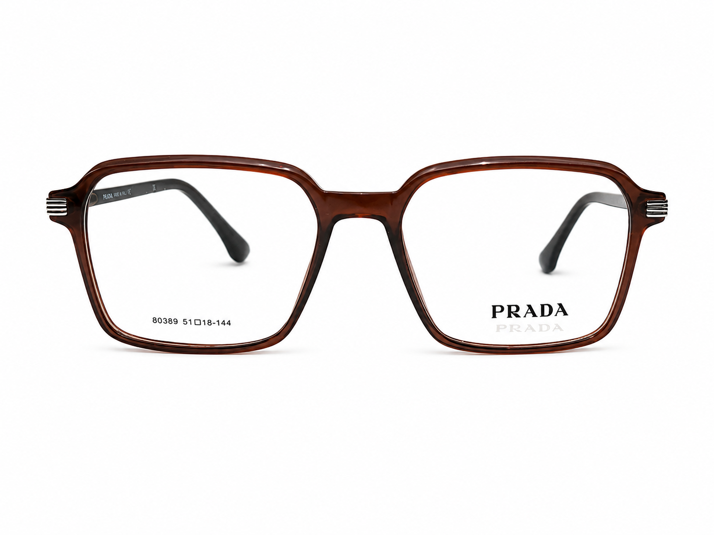 Luxury Square Eyeglasses - Metallic Sides