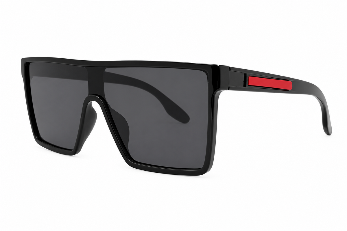 Statement Square One Piece Sunglasses