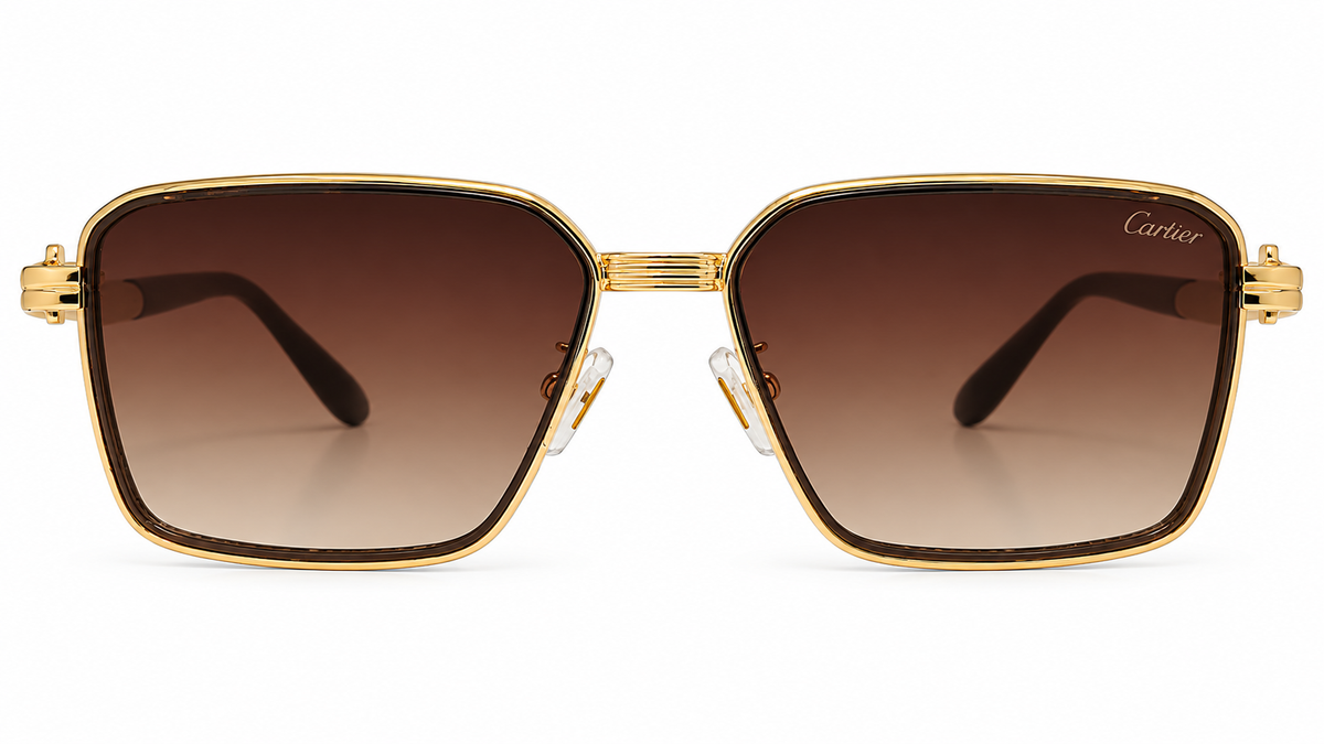 Prestige Rectangular Gradient Sunglasses – 51-19-145