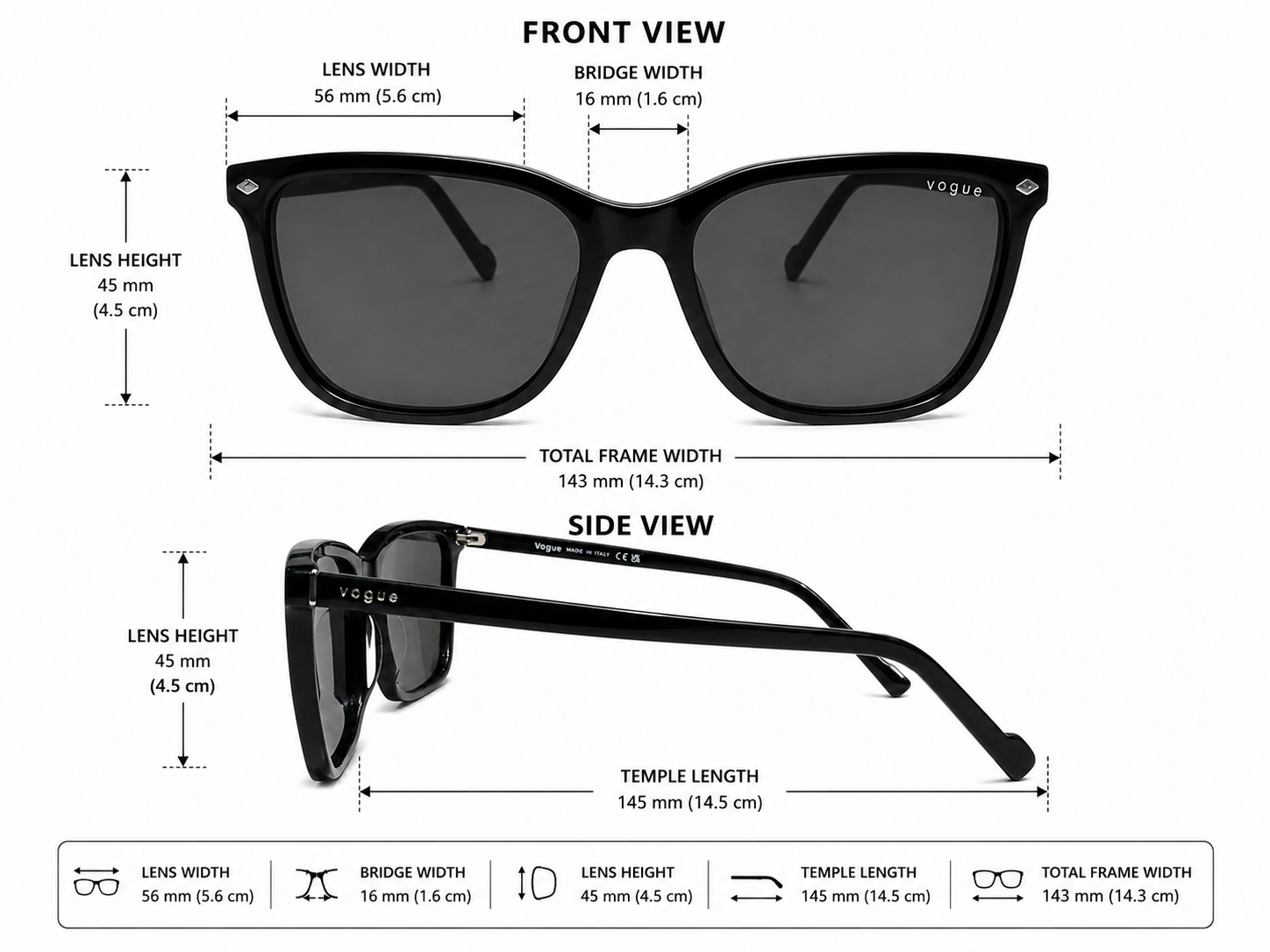 Premium Square Sunglasses – Unisex | Handcrafted Acetate Frame