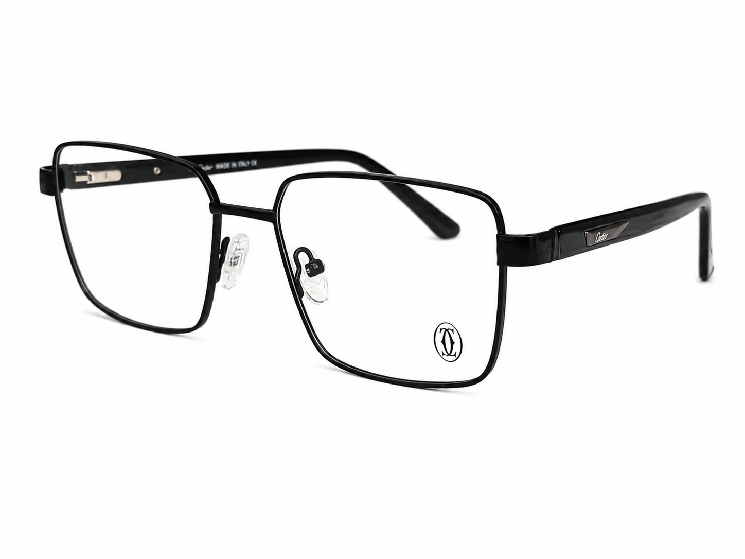 Modern Square Metal Eyeglasses Frame for Men & Women