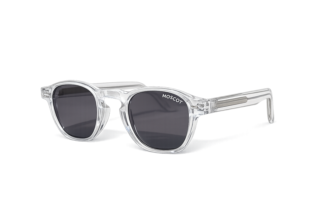 Vintage Crystal Clear Sunglasses – Retro Transparent Sunglass For Unisex
