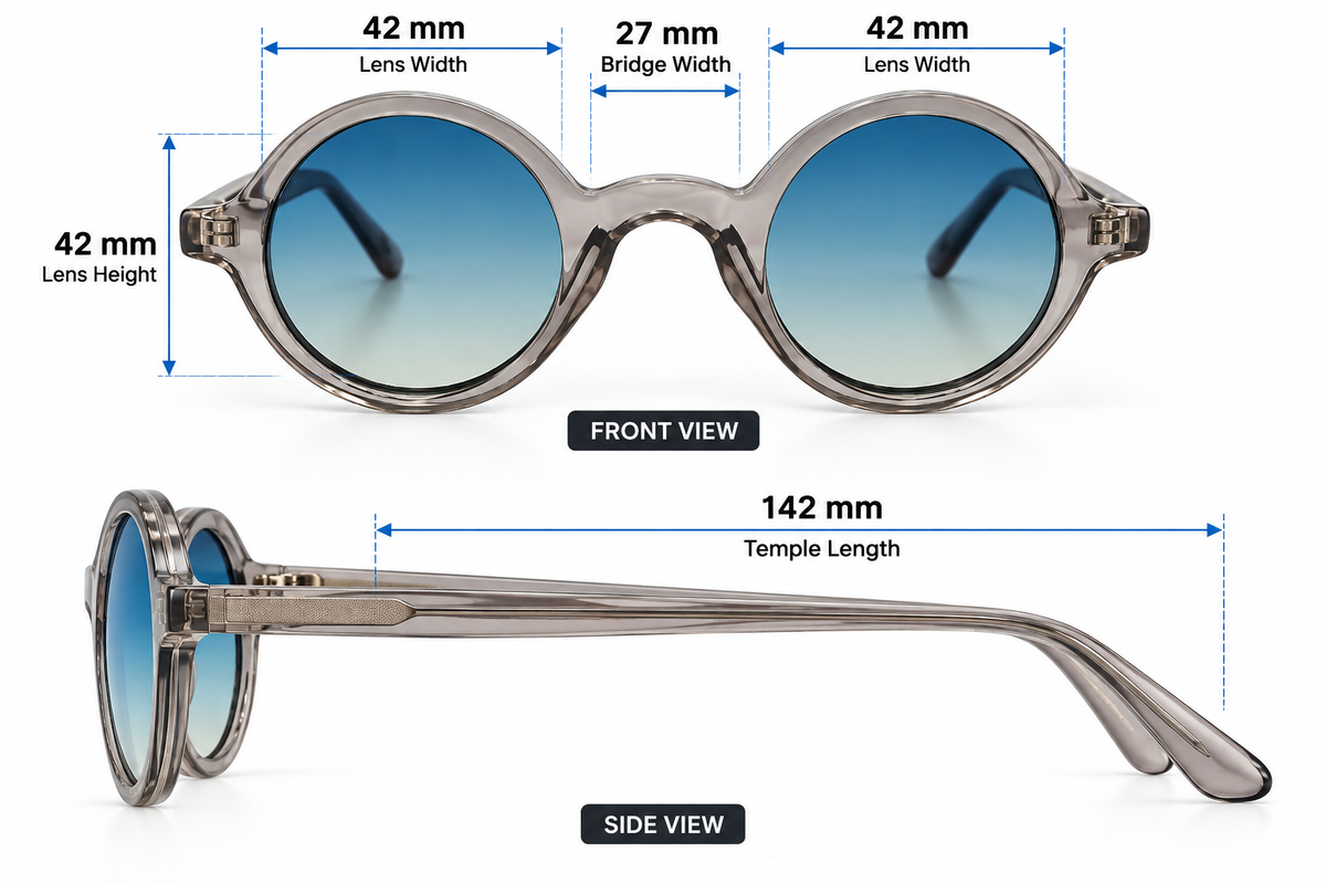 Orbit Oval Sunglasses – Signature Statement Edition | Unisex