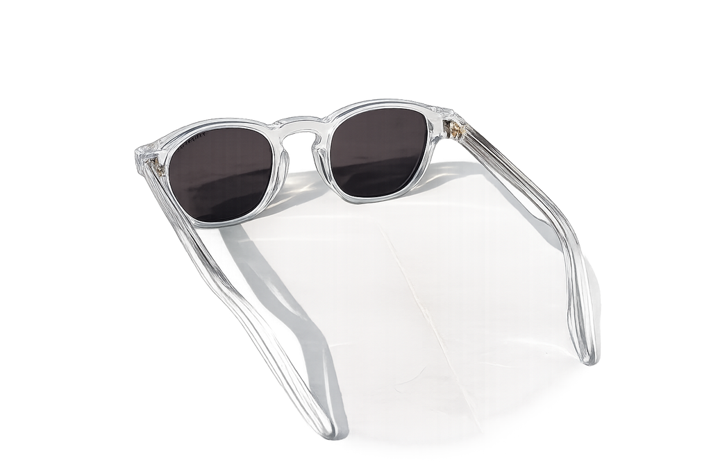 Vintage Crystal Clear Sunglasses – Retro Transparent Sunglass For Unisex