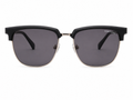 Unisex Bold Clubmaster-Style Browline Sunglasses