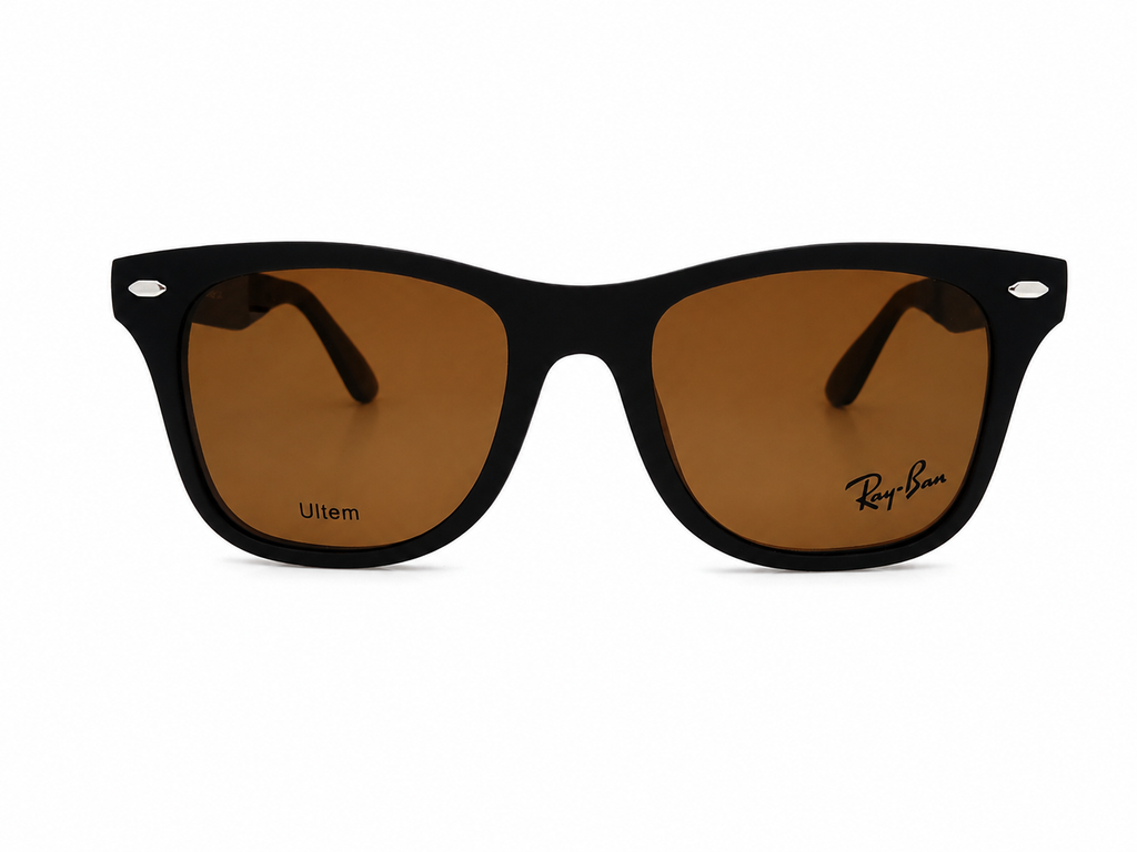Classic Wayfarer Square Magnetic Attachment Eyeglasses