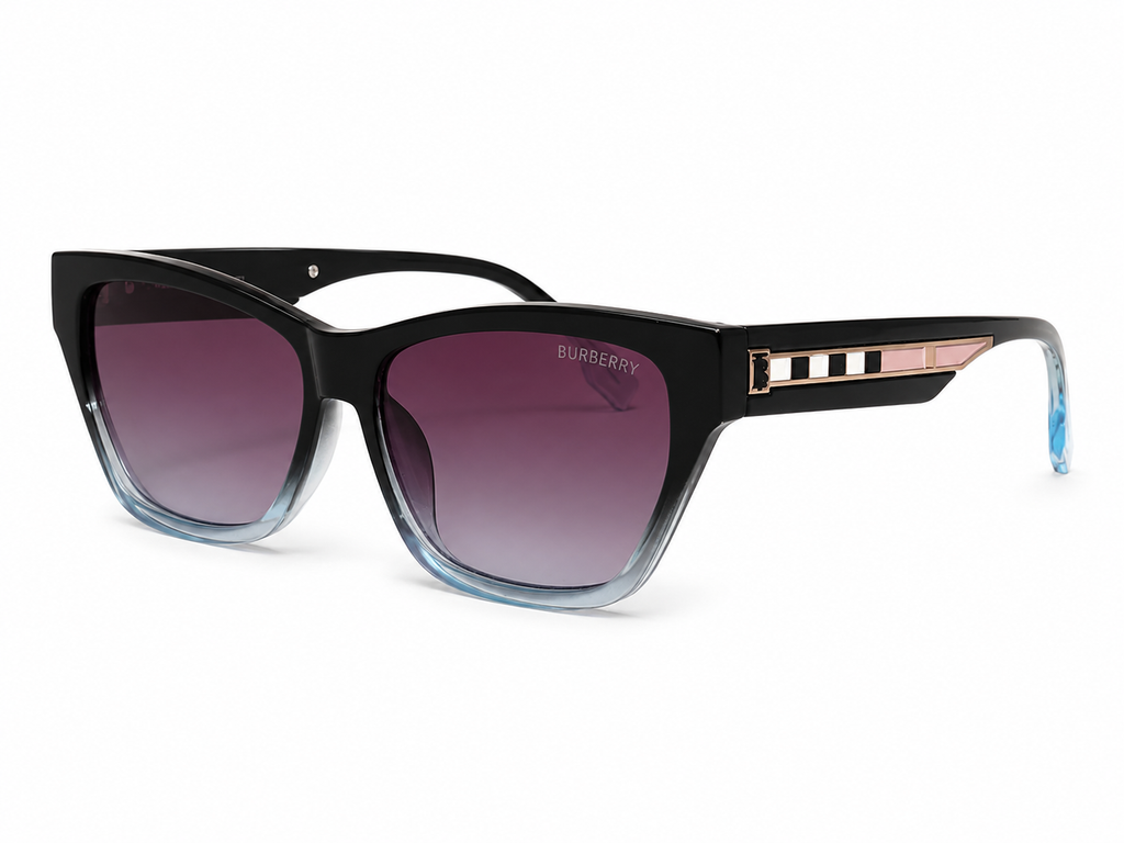 Arctic Blue Cat-Eye Sunglasses