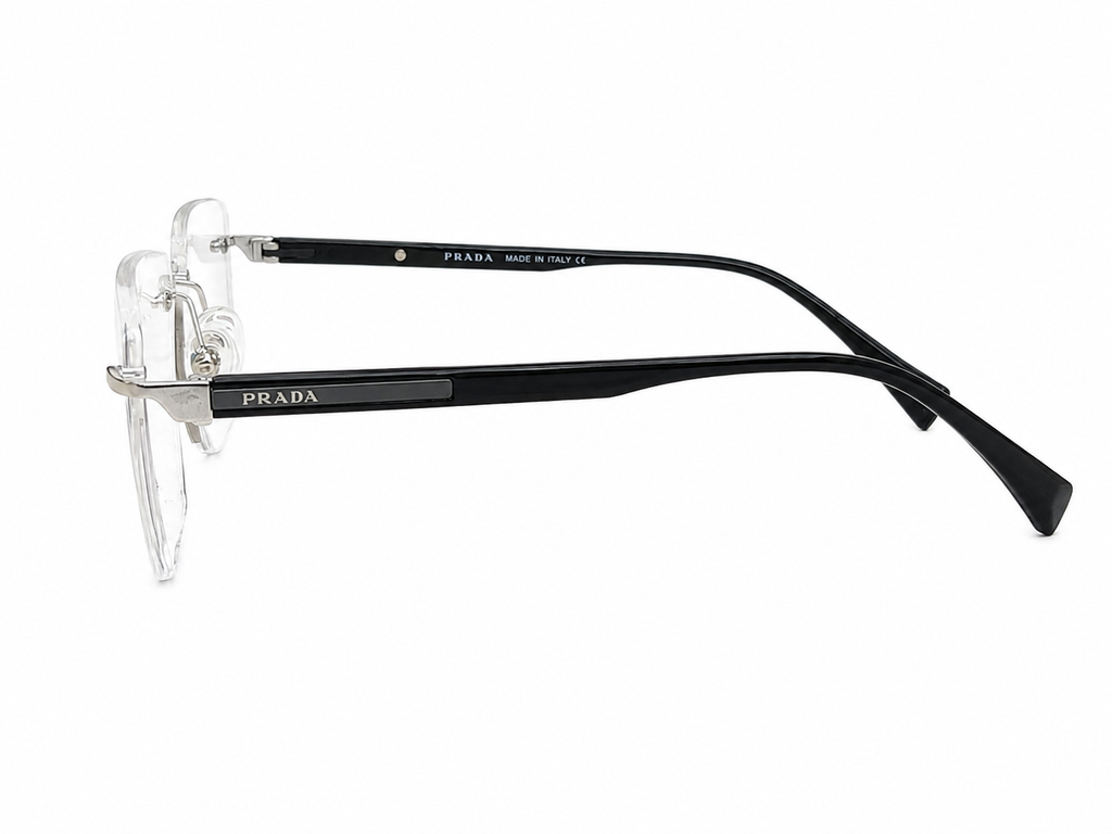 Rimless Square Eyeglasses Frame for Unisex