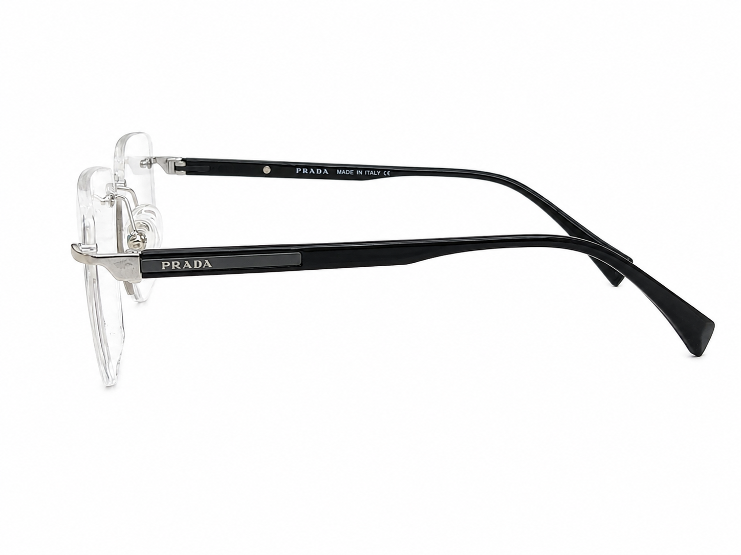 Rimless Square Eyeglasses Frame for Unisex