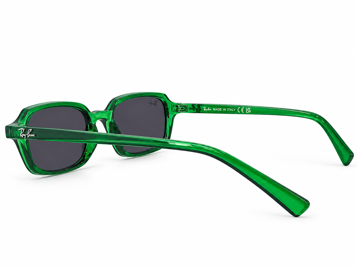 Crystal Emerald Green Unisex Rectangular Sunglasses – Premium Trendy Eyewear
