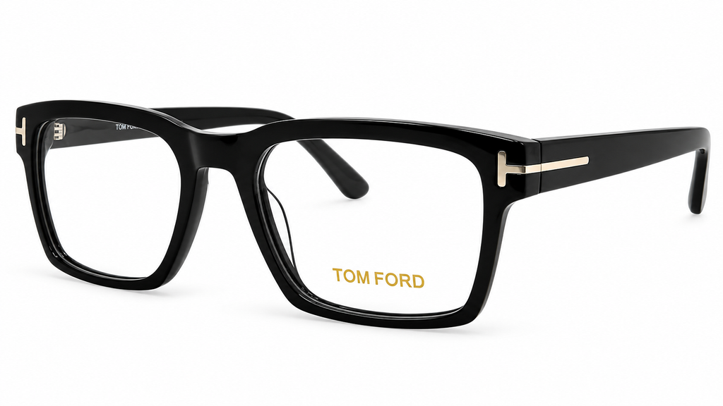 Luxury Black Rectangular Eyeglasses – Premium Optical Frame