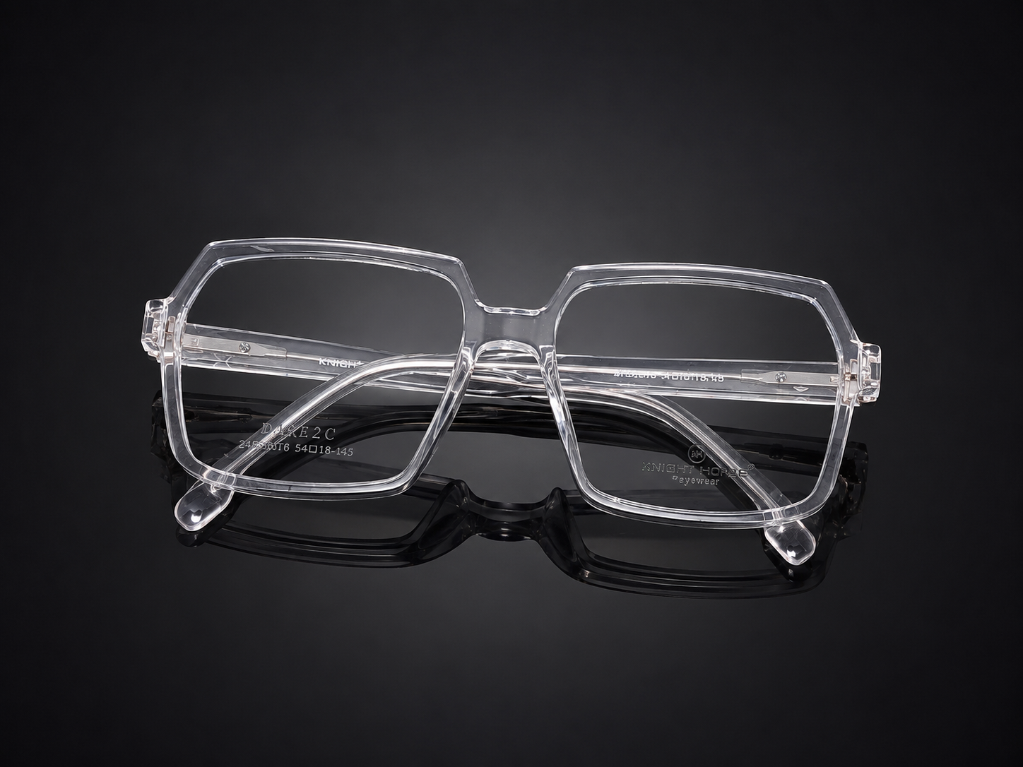 Premium Geometric Square Eyeglass Frame – Lightweight Plastic Optical Glasses for Men & Women