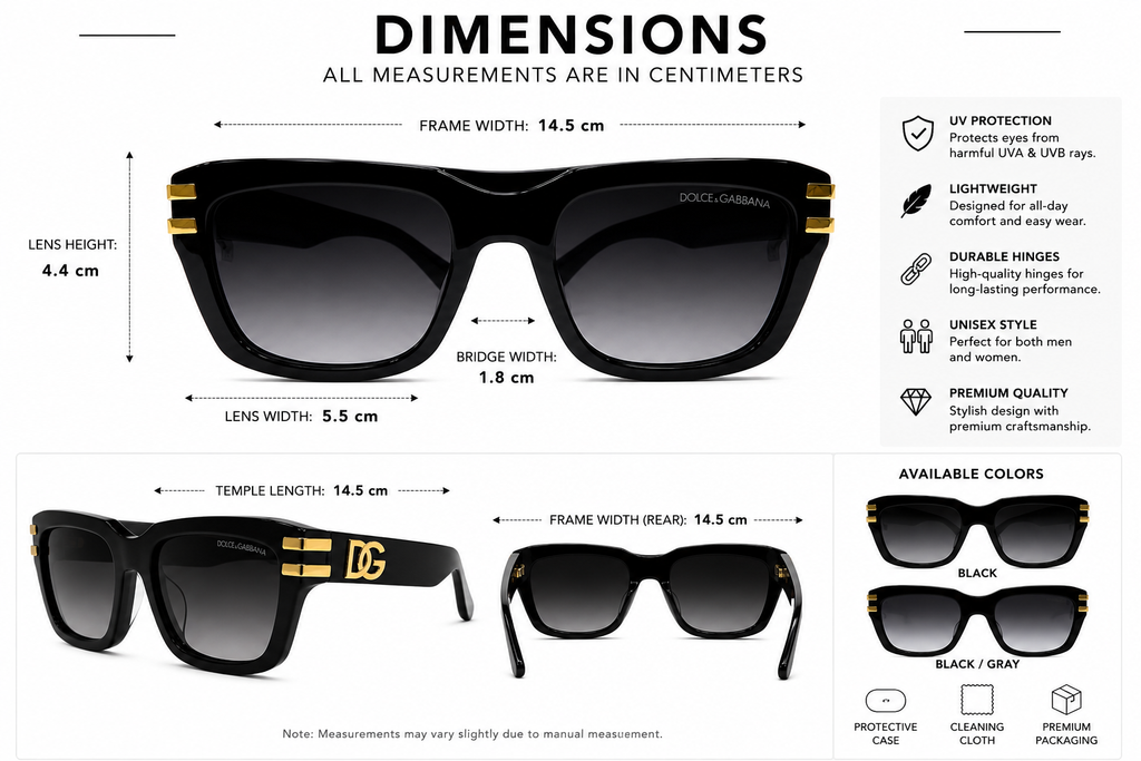 Royal Monarch Sunglasses – Black & Gold Edition