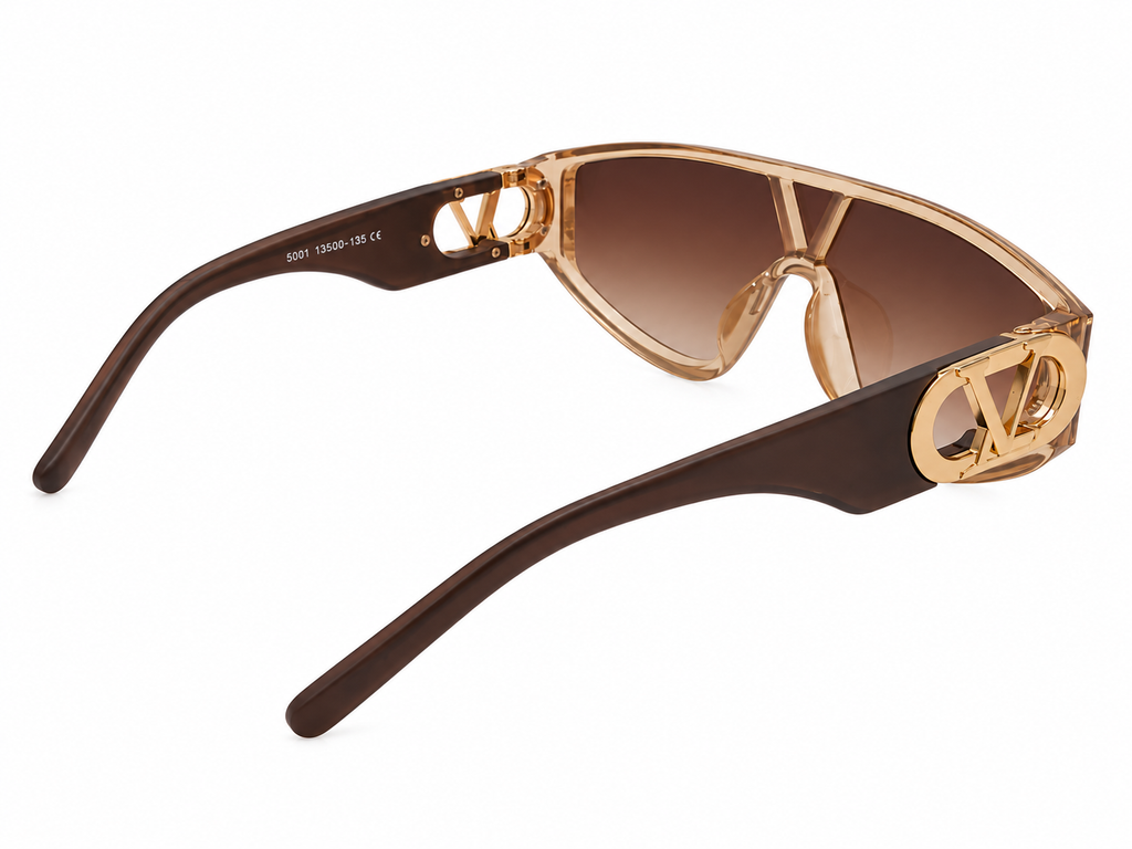 Oversized One Piece Shield Sunglasses | Unisex Wraparound Style