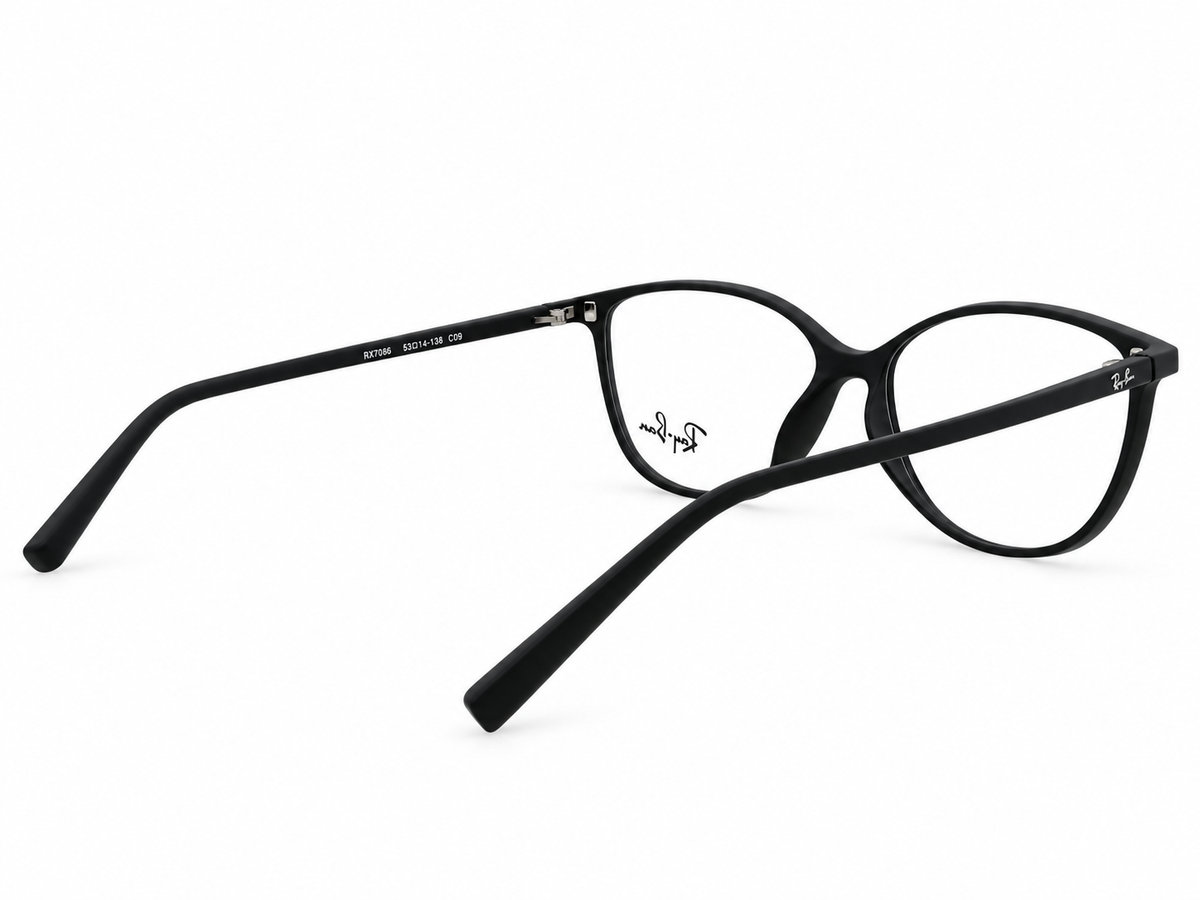 Ultra-Lightweight Black Cat-Eye Elegant Eyeglasses