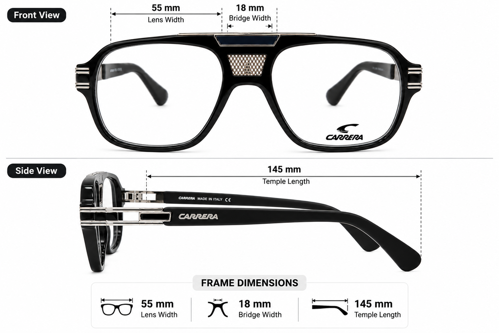 The Statement – Bold Double Bridge Optical Frame