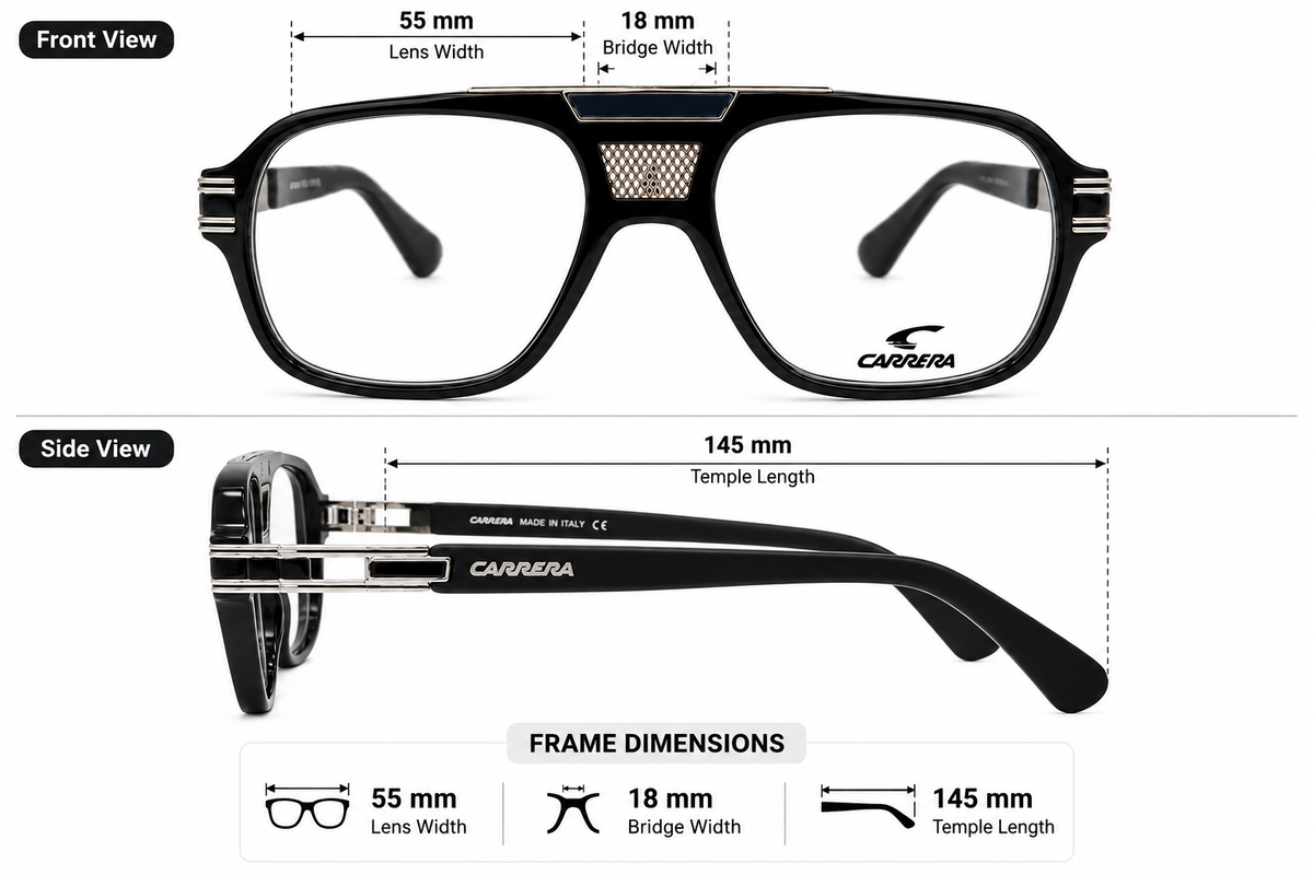 The Statement – Bold Double Bridge Optical Frame