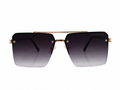 Luxury Square Rimless Sunglasses