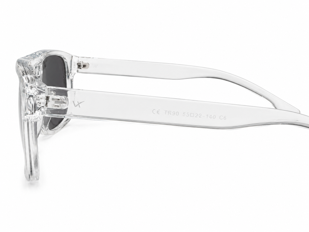 Clear Transparent Square Sunglasses For Men & Women