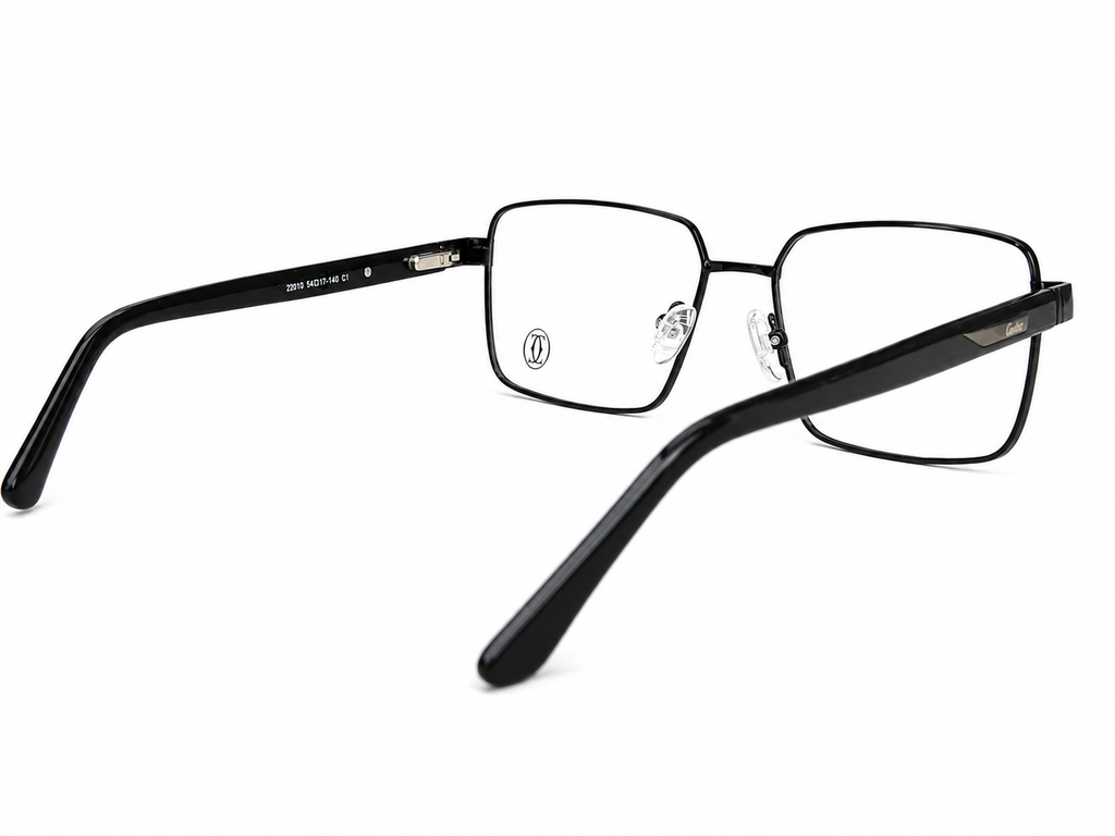 Modern Square Metal Eyeglasses Frame for Men & Women